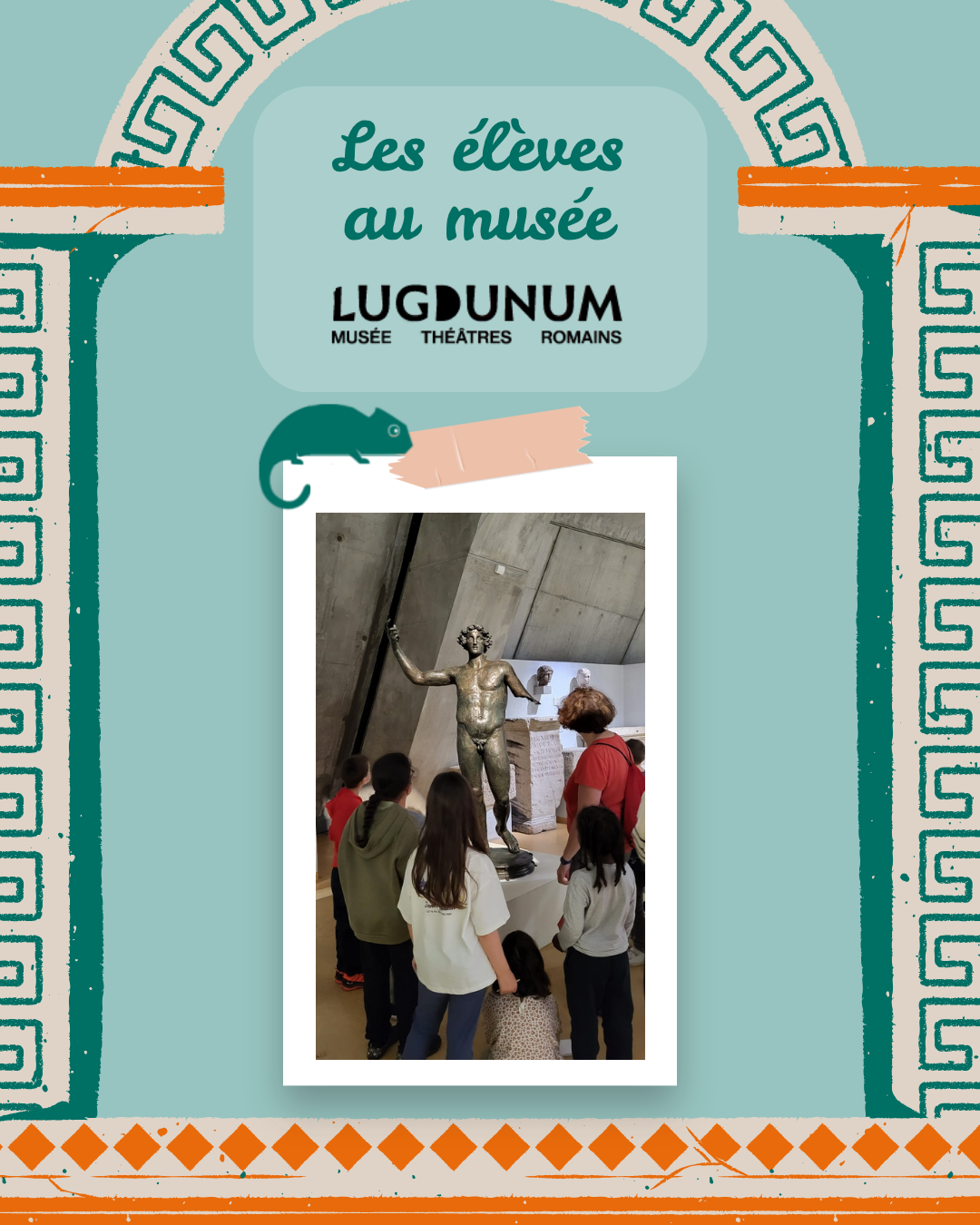 Les élèves au musée Lugdunum