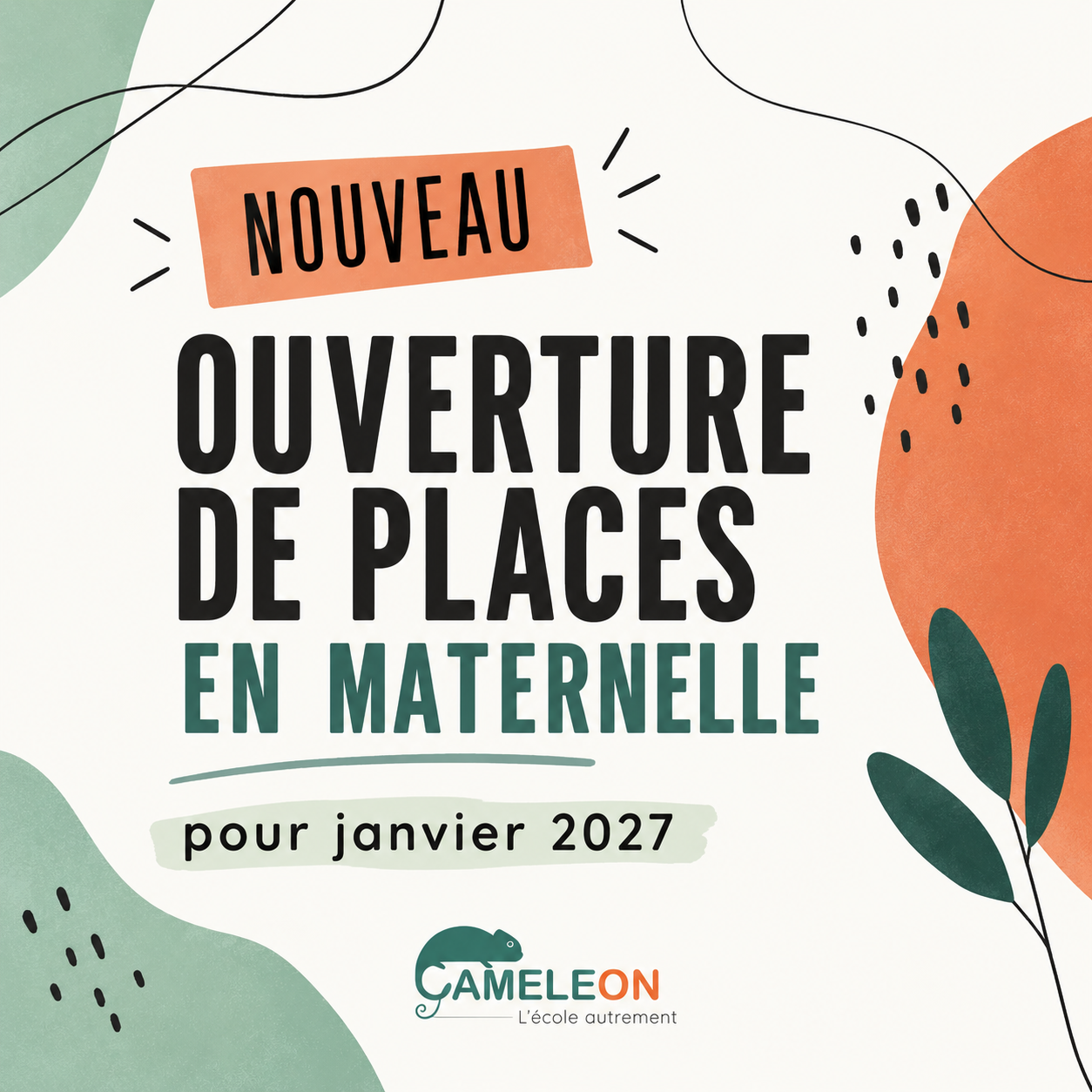 Ouverture de places en maternelle